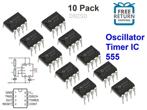 Pcs ne555p ne555 - 10, high
